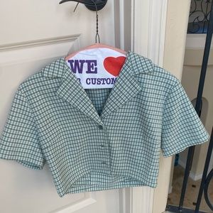 Green Vivian Top Brandy Melville